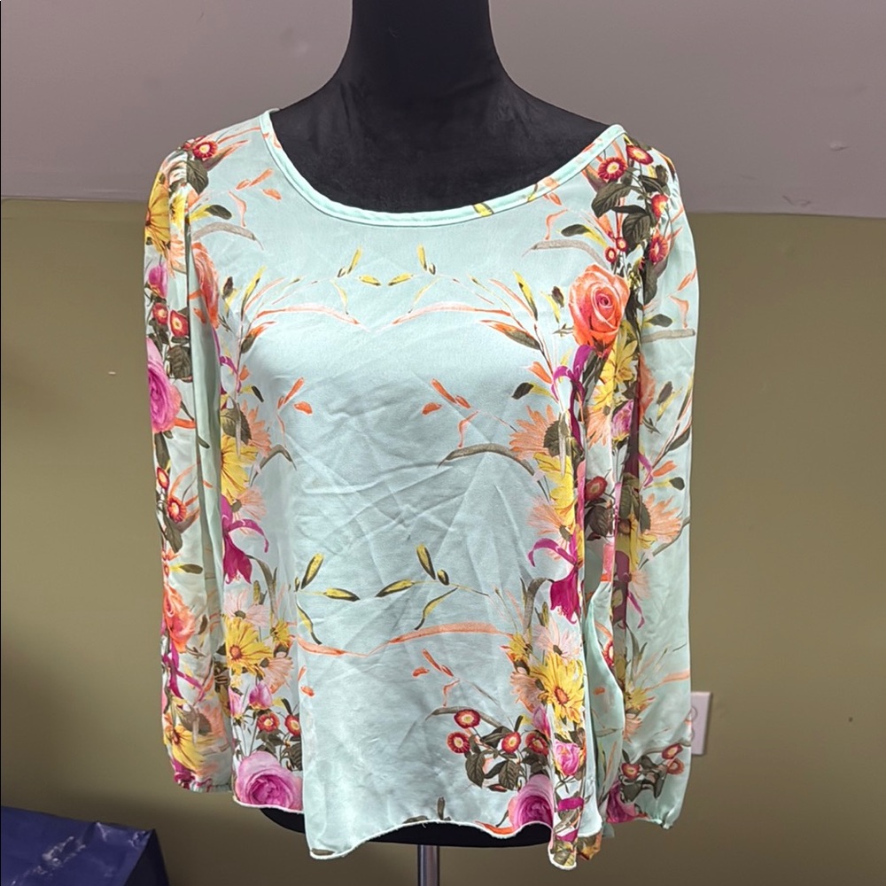 Windsor Pink and Orange Boxy Blouse